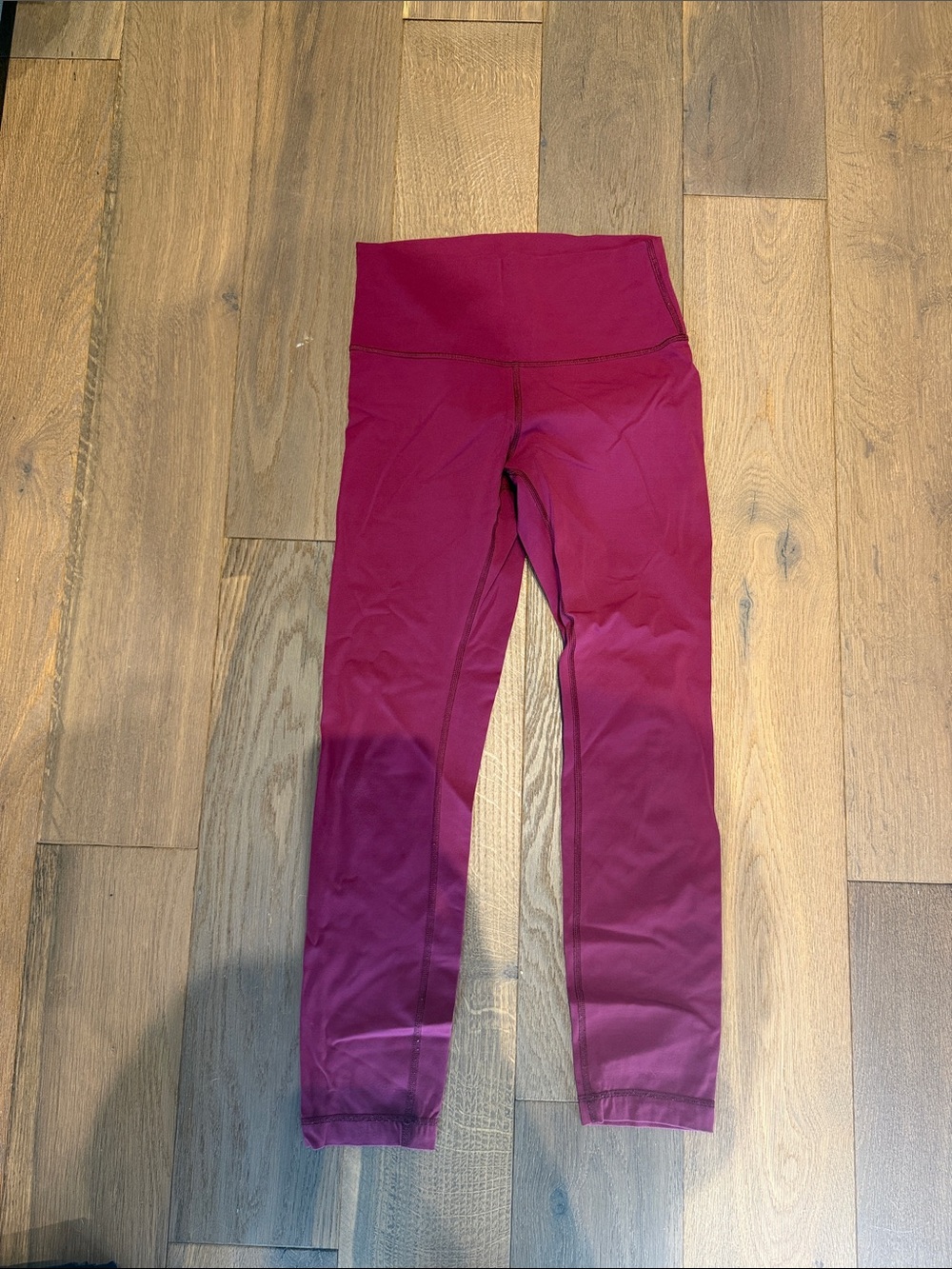 Lululemon High-Waist Leggings in Deep Berry
